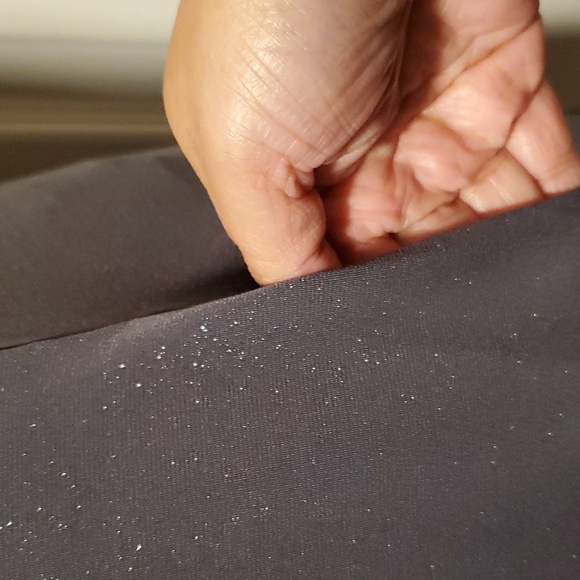 Express Women's Metallic Gray Beaded Shimmer Sleeveless Mini Dress - Size Small - Picture 7 of 11